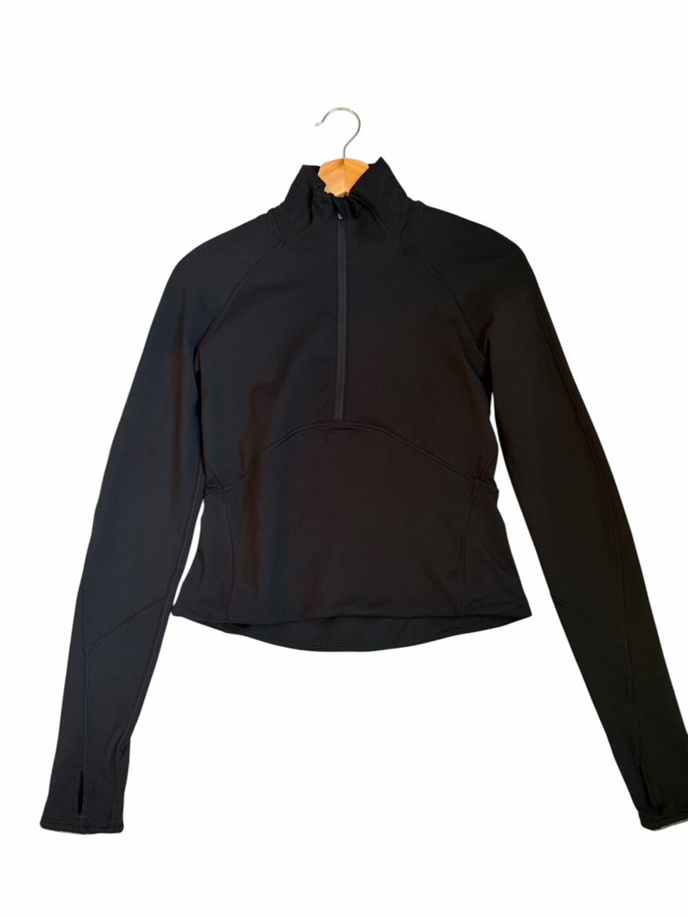 Lululemon Black Zip-Up Athletic Jacket size 4